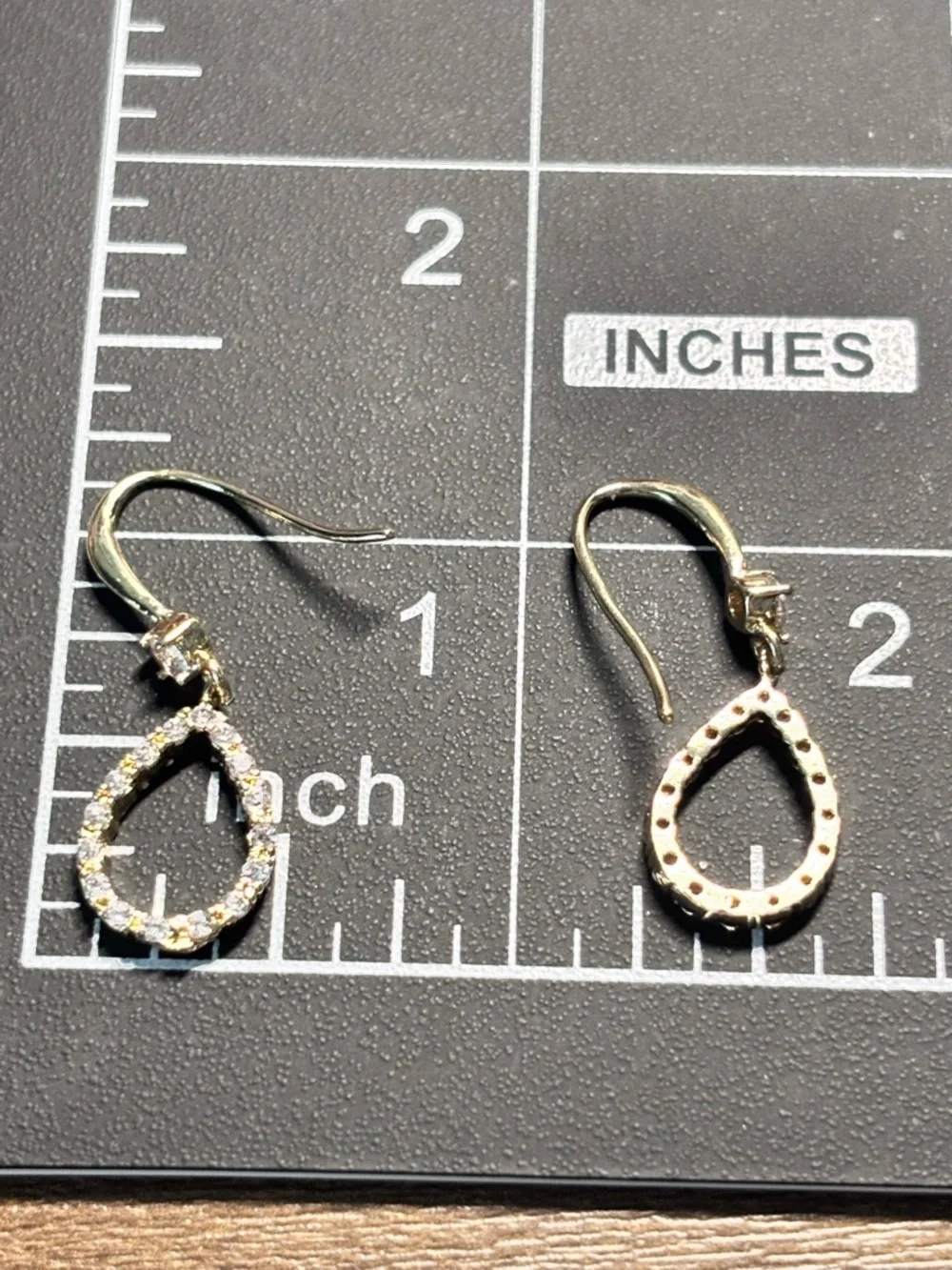 Raphael Gold Crystal Teardrop & Marquise Earring‎ Duo